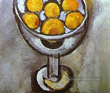  orange Tableau - Un vase avec Oranges Fauvisme
